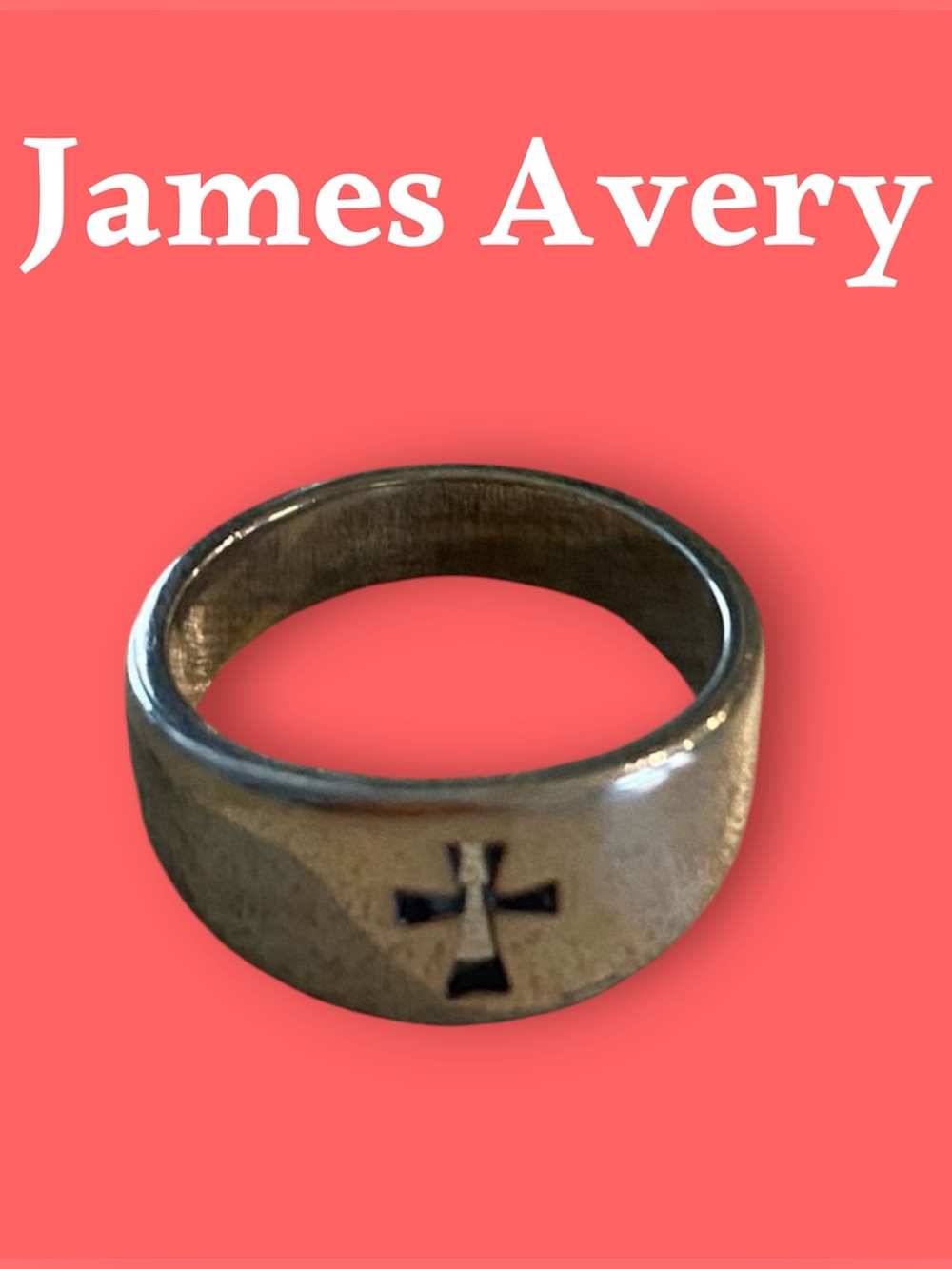 JAMES AVERY Small Crosslet Ring, Sterling Silver, Size 7